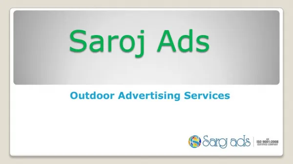 Outdoor Advertising Agency, Services in India, Chennai, Delhi, Bangalore