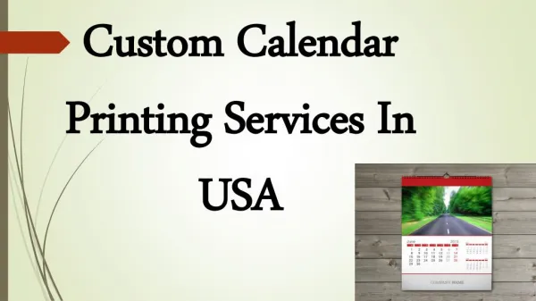 Custom Calendar Printing Services In USA