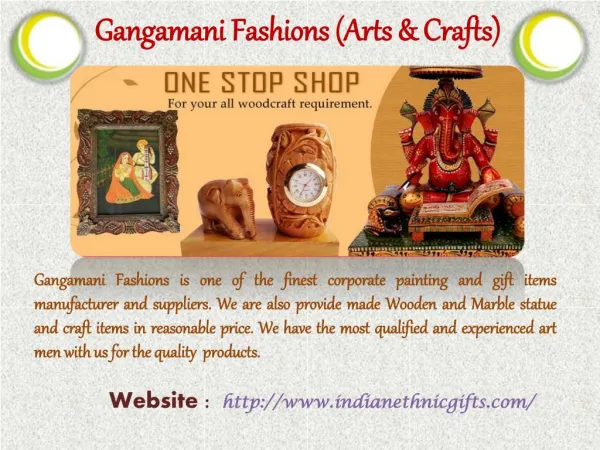 Gangamani Fashions (Arts & Crafts)