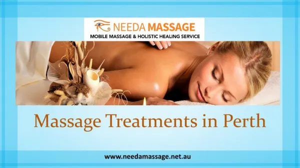 Massage Treatments in Perth - Needa Massage