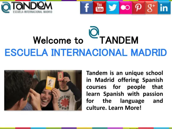 Learning Spanish Madrid