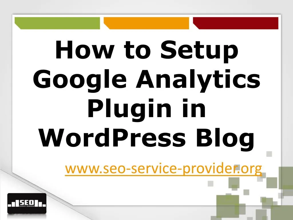 how to setup google analytics plugin in wordpress blog