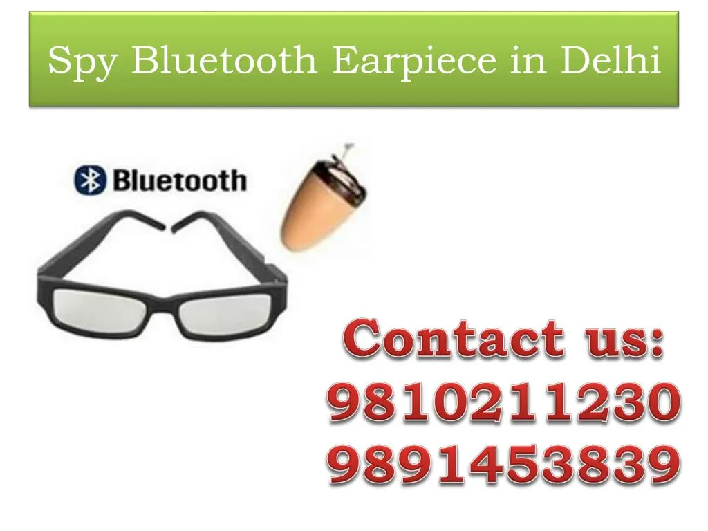 spy bluetooth earpiece in delhi