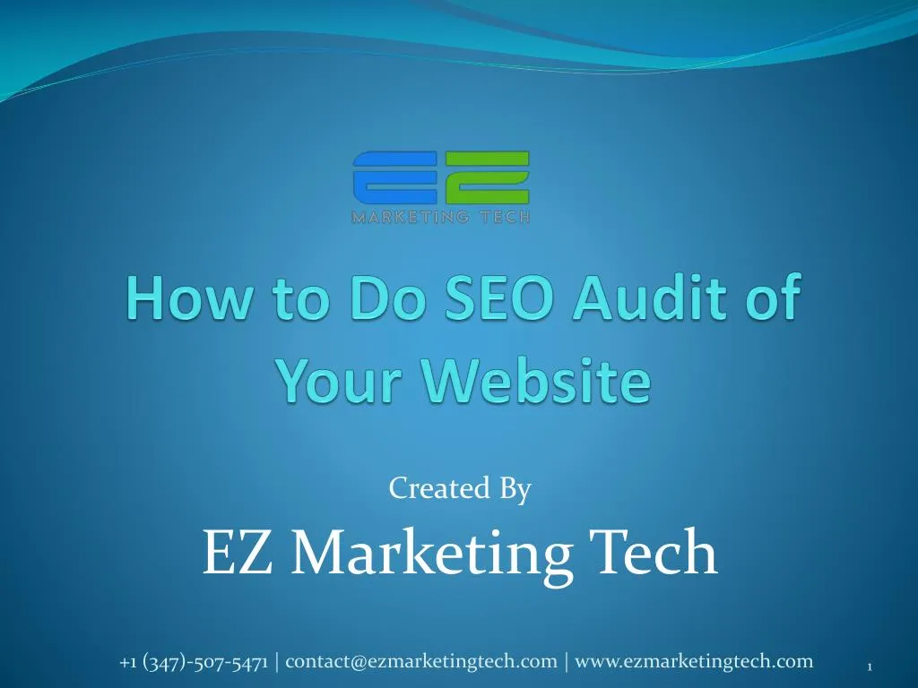 how to do seo audit of your website