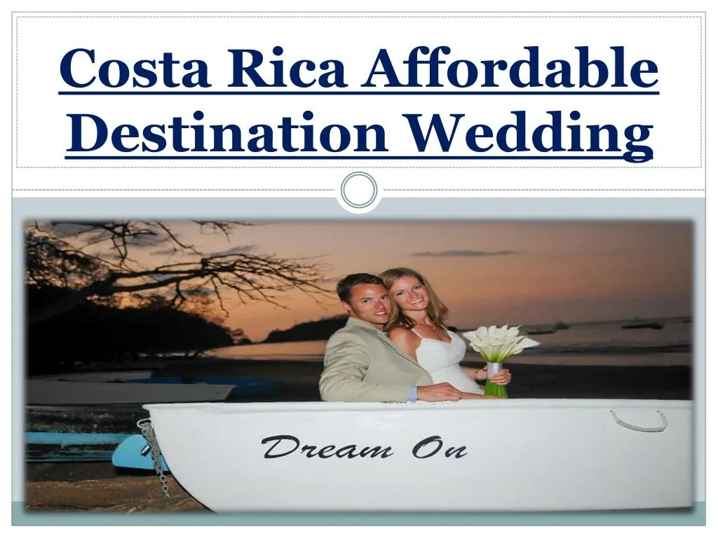 costa rica affordable destination wedding