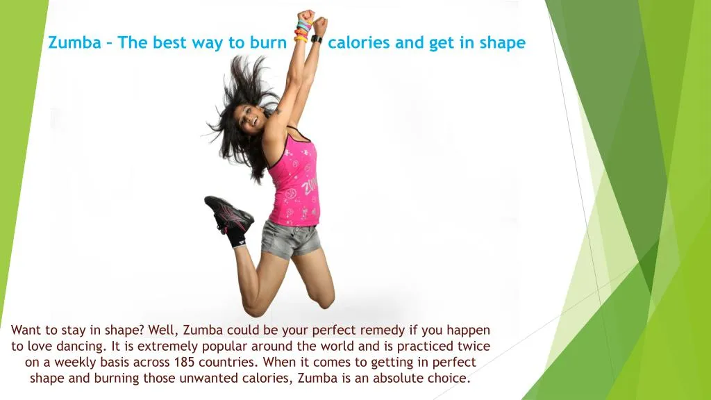 zumba the best way to burn calories and get in shape