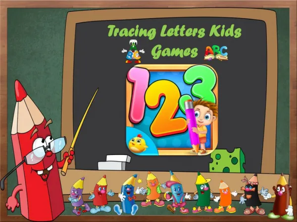 Trace Letters Kids Games