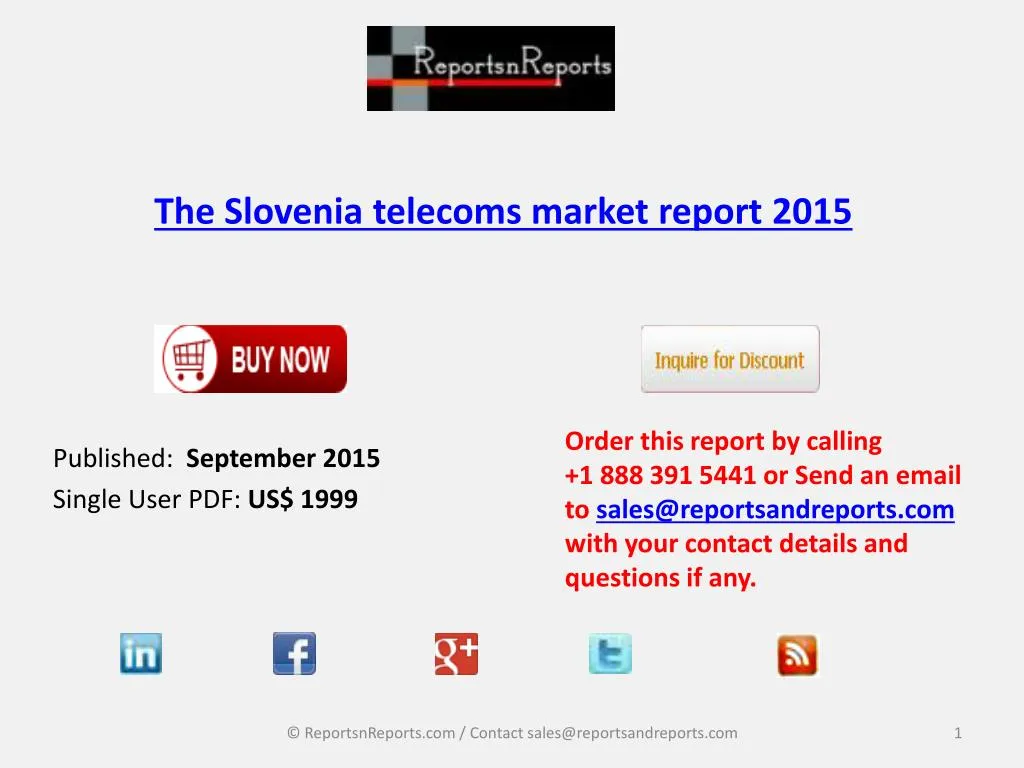 the slovenia telecoms market report 2015