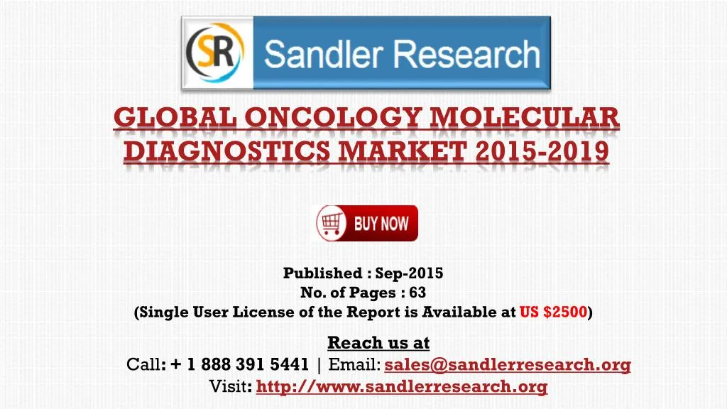 global oncology molecular diagnostics market 2015 2019