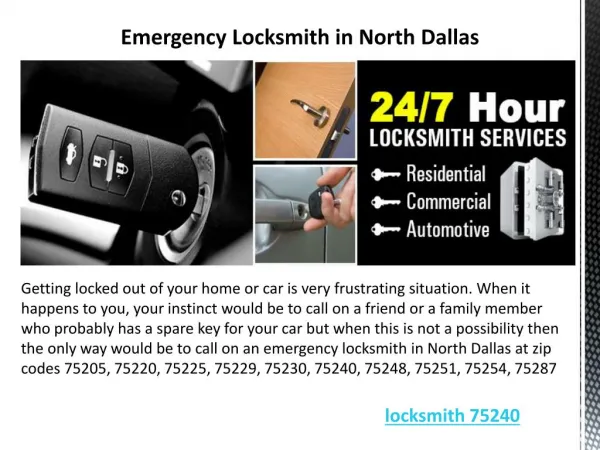 locksmith 75240