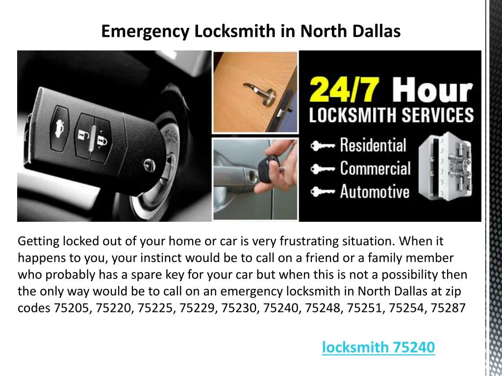 emergency locksmith in north dallas