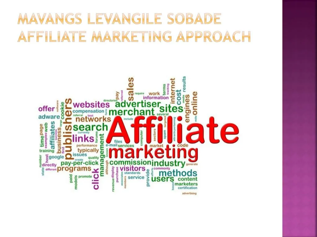 mavangs levangile sobade affiliate marketing approach