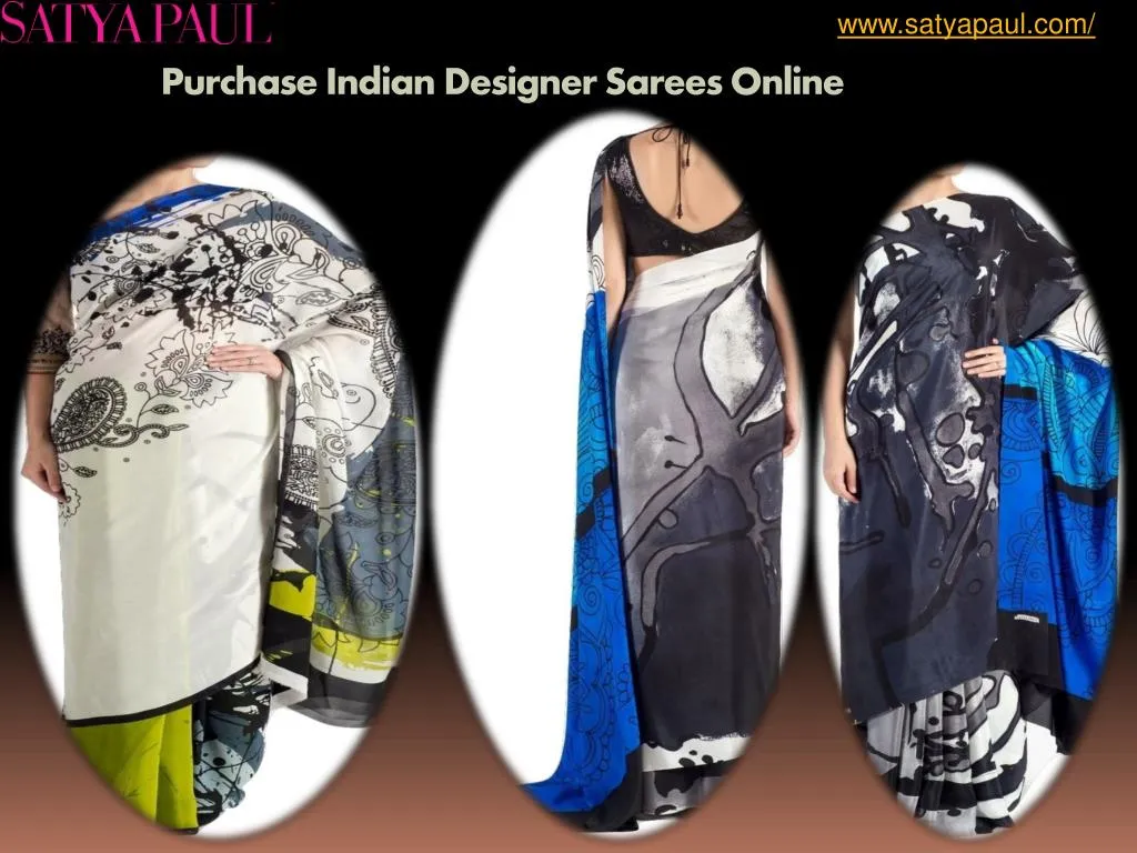 purchase indian designer sarees online