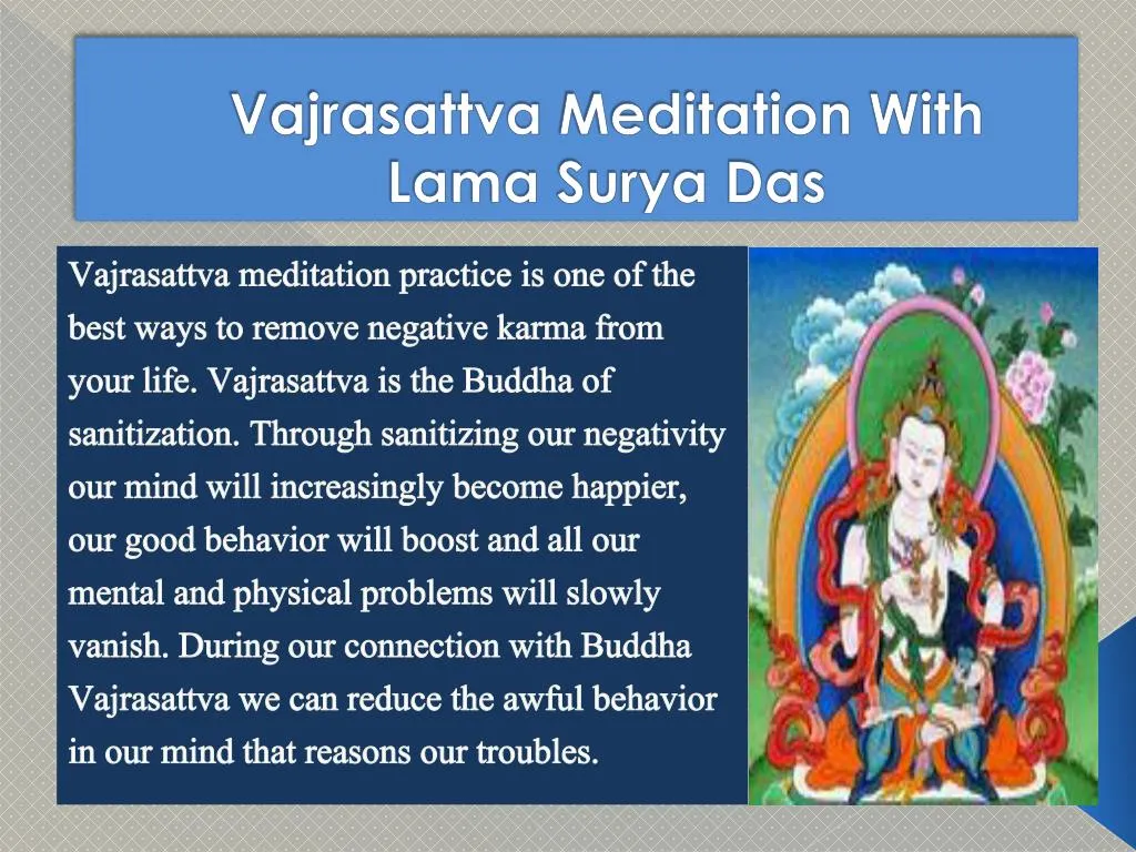 vajrasattva meditation with lama surya das