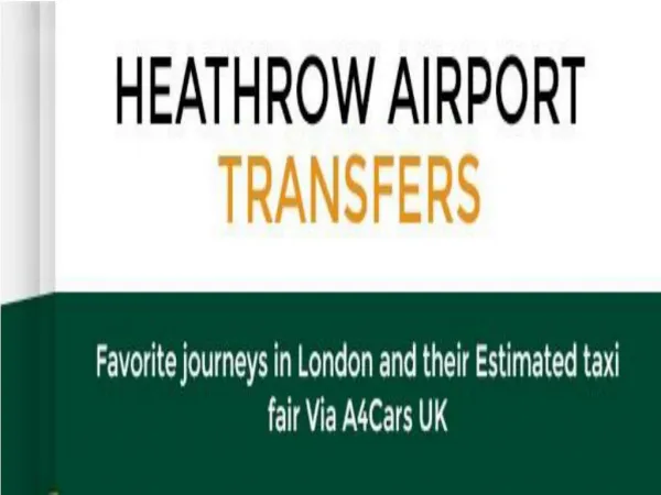 HEATHROW AIRPORT TRANSFERS INFOGRAPHIC PART – 3