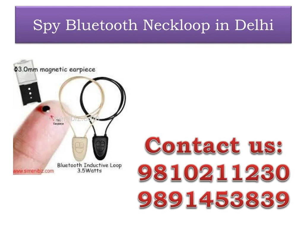 spy bluetooth neckloop in delhi