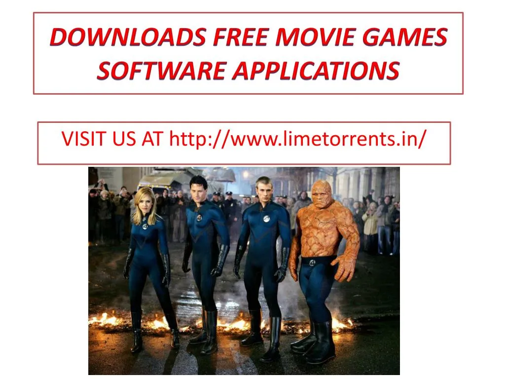 downloads free movie games software applications