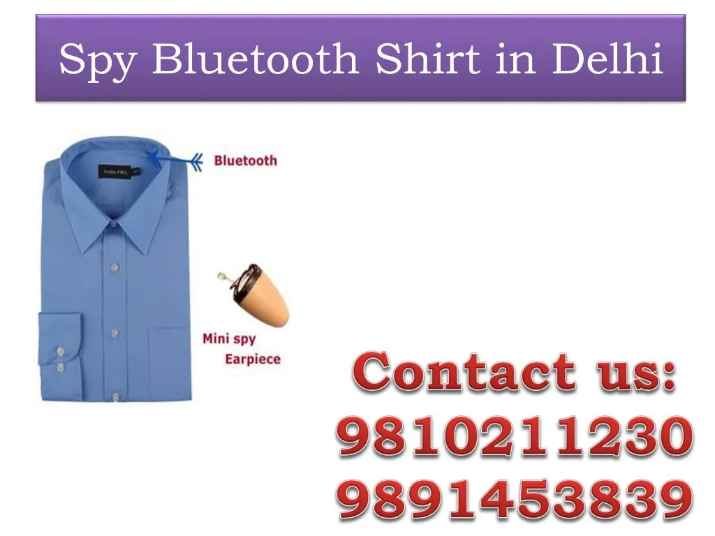 spy bluetooth shirt in delhi
