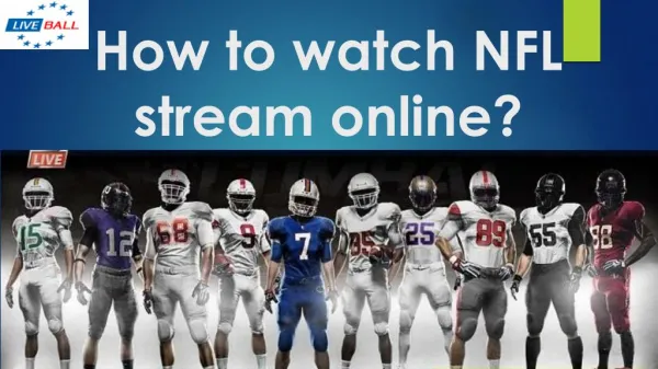 How to watch NFL stream online?