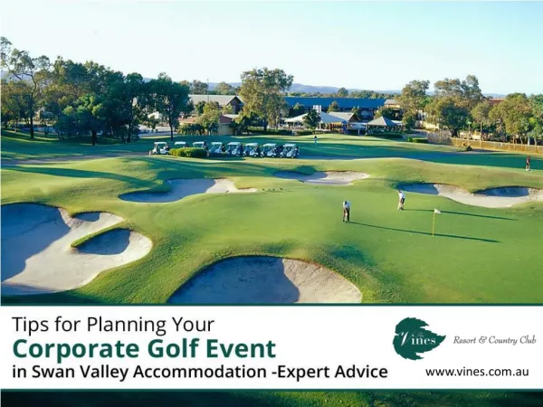 Golf Courses for Corporate Events - Tips!