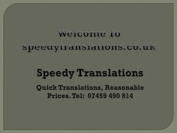 Translation Agency Edinburgh