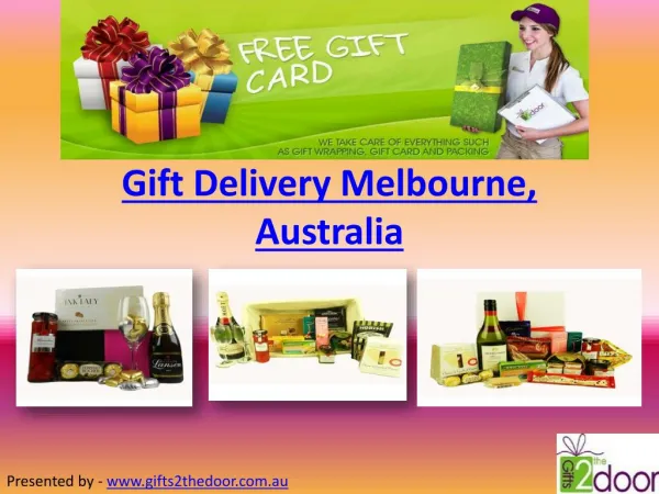 Gift Delivery Melbourne Australia - Gifts 2 The Door