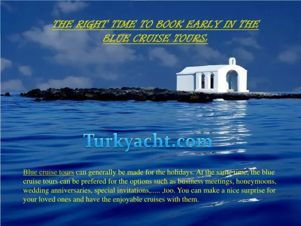 Yacht rentals turkey