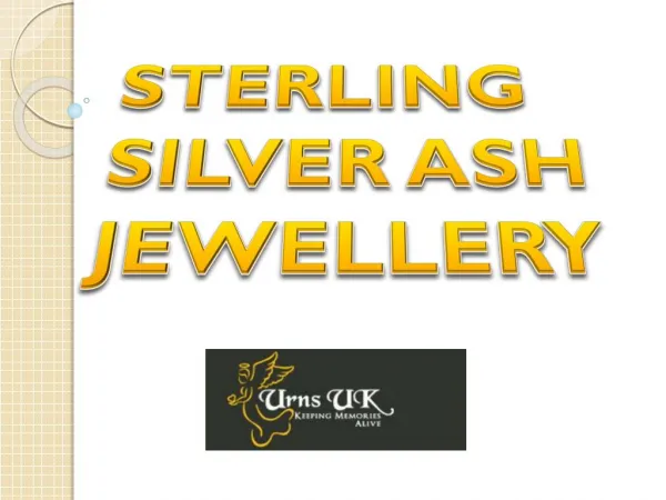 Sterling Silver Ash Jewellery