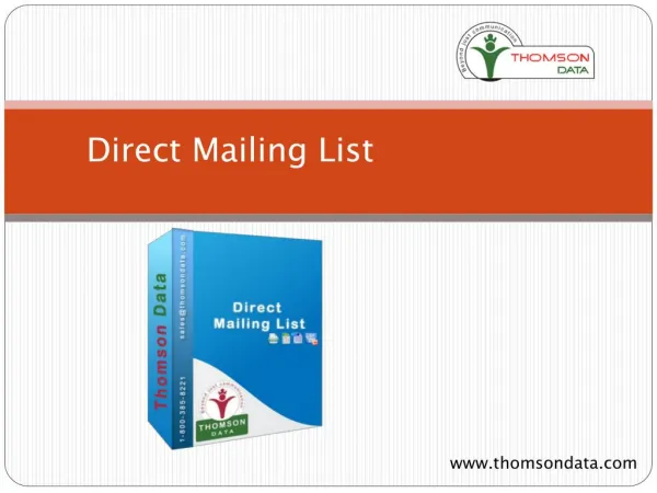 Direct Mailing List | Direct Email Lists | Direct Mail List