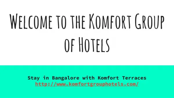 Book Your Stay with Decent Accommodation in Bangalore