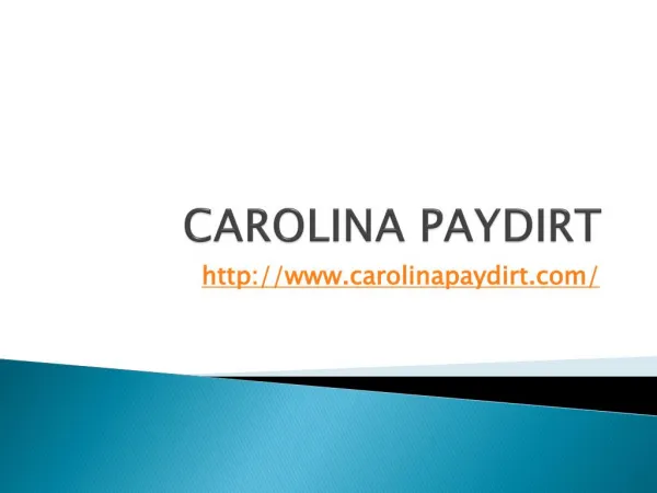 Carolinapaydirt