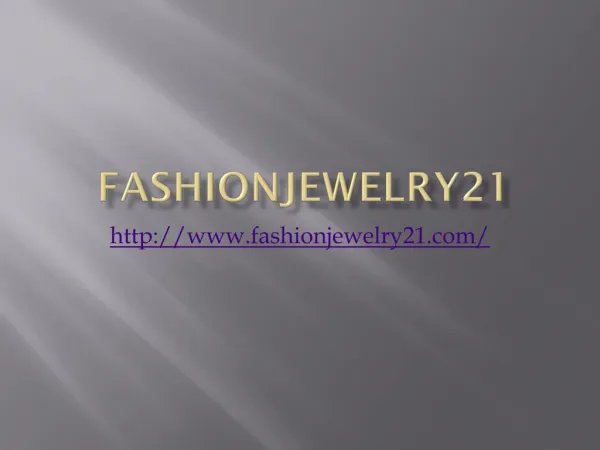 Trendy Fashion Jewelry