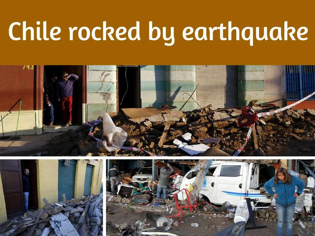 chile rocked by earthquake