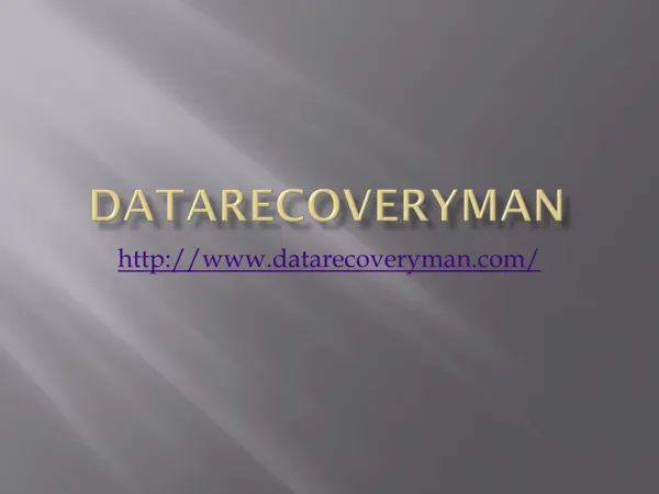 Datarecoveryman