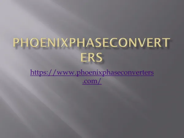 Phoenix Phase Converter