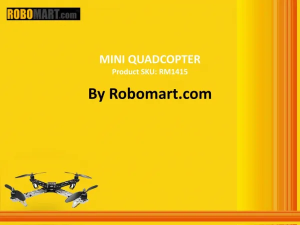 Mini Quadcopter - Robomart