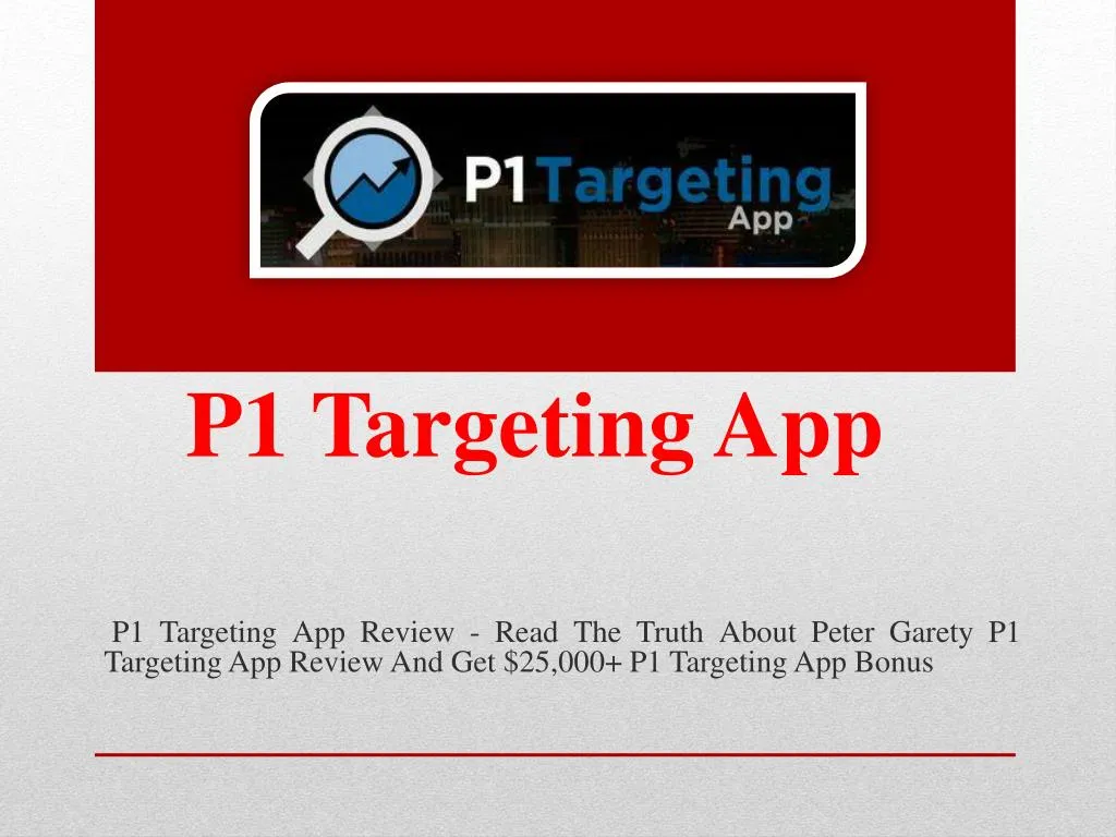 p1 targeting app