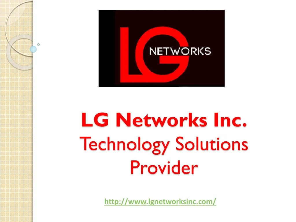 lg networks inc technology solutions provider