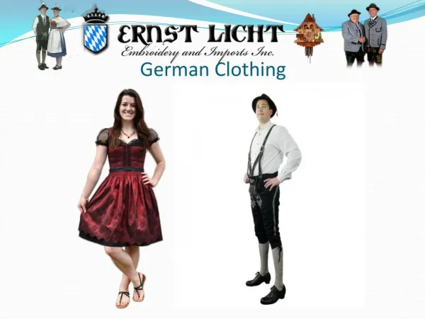 Traditional German Clothing