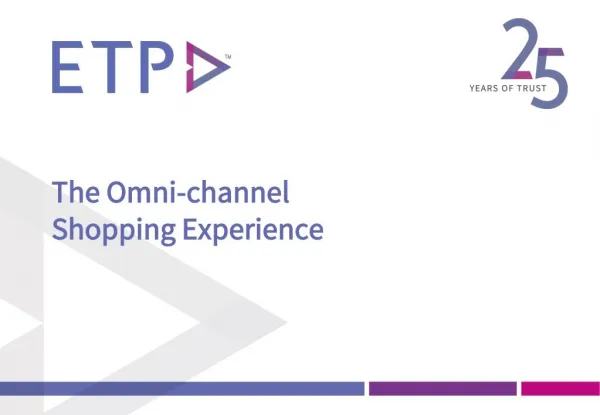 Omni Channel Shopping Experience