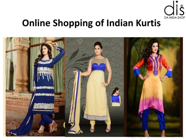 Online Shopping of Indian Kurtis