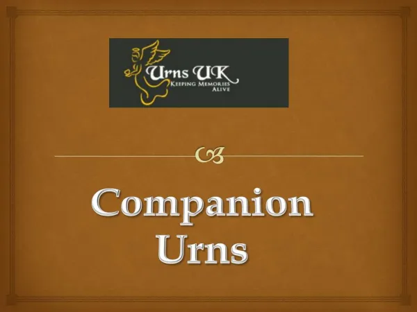 Companion Urns