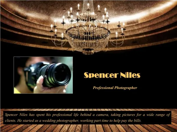 Spencer Niles - Professional Photographer