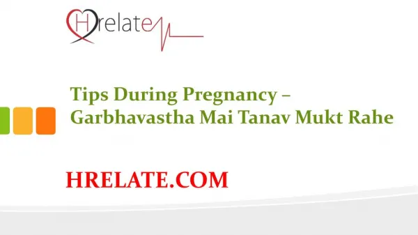 Tips During Pregnancy Se Janiye Tanavmukt Rehne Ke Upaye
