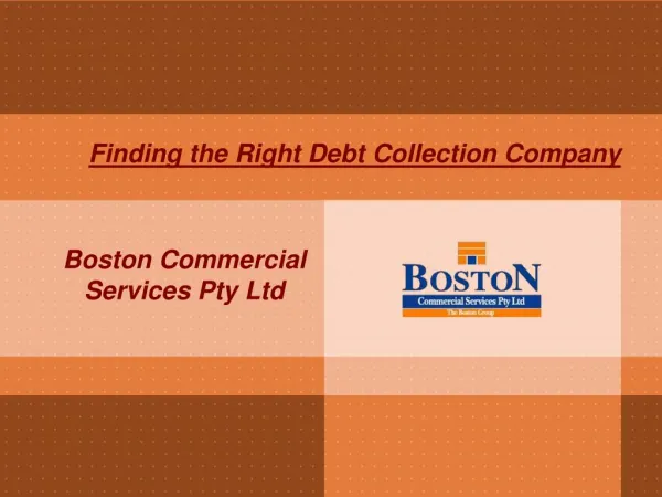 Finding the Right Debt Collection Company