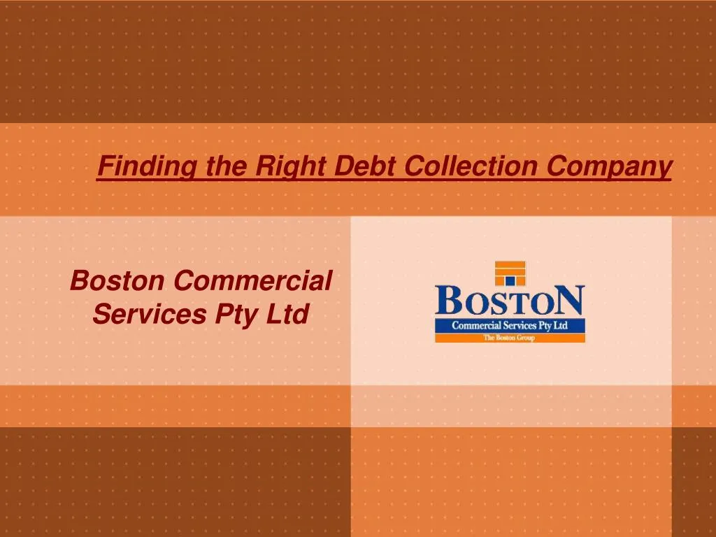 finding the right debt collection company