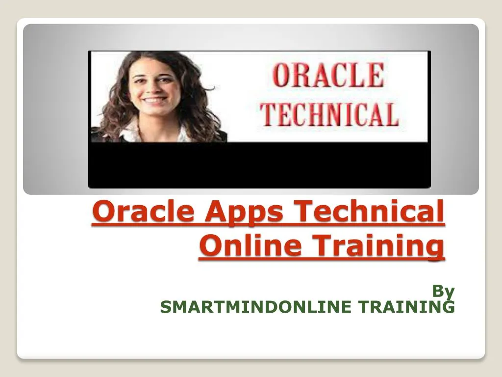 oracle apps technical online training