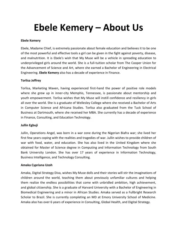 Ebele-Kemery