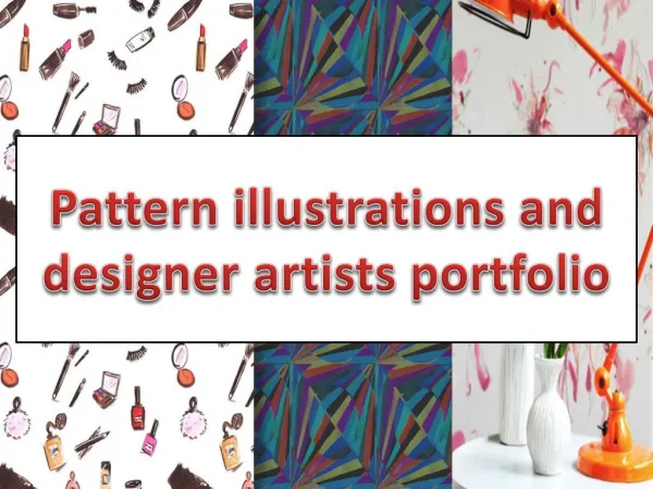 Pattern Illustrations And Designer Artists Portfolio