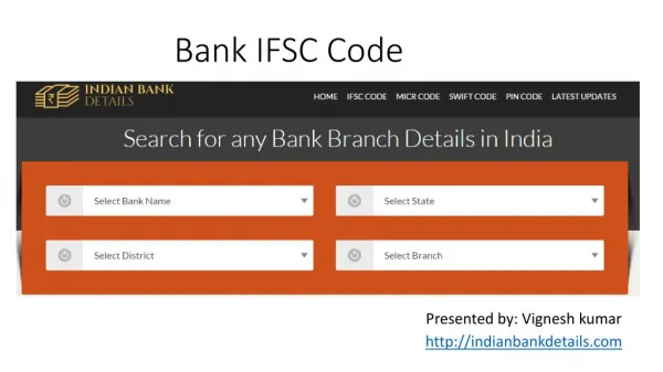Get Bank IFSC Code